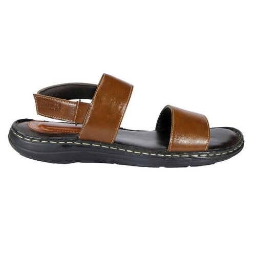 AM PM Men’s Daily Comfort Strap Sandals – Premium Synthetic Leather, PU Sole