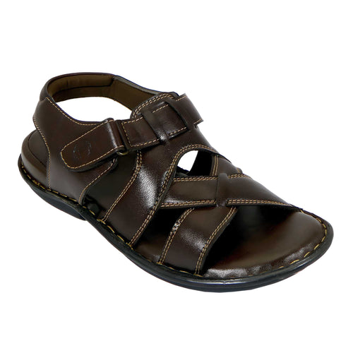 AM PM Men’s Daily Comfort Strap Sandals – Premium Synthetic Leather, PU Sole